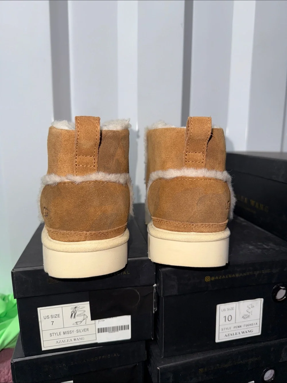 Like New Ugg x Bape A Bathing Ape Neumel Boots Chestnut US 10 EU 43